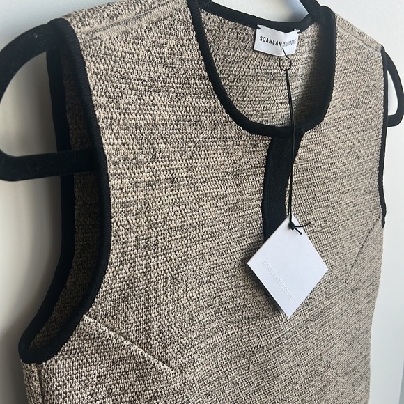NWT Scanlan Theodore Crepe Knit Tweed Tank - Picture 5 of 7